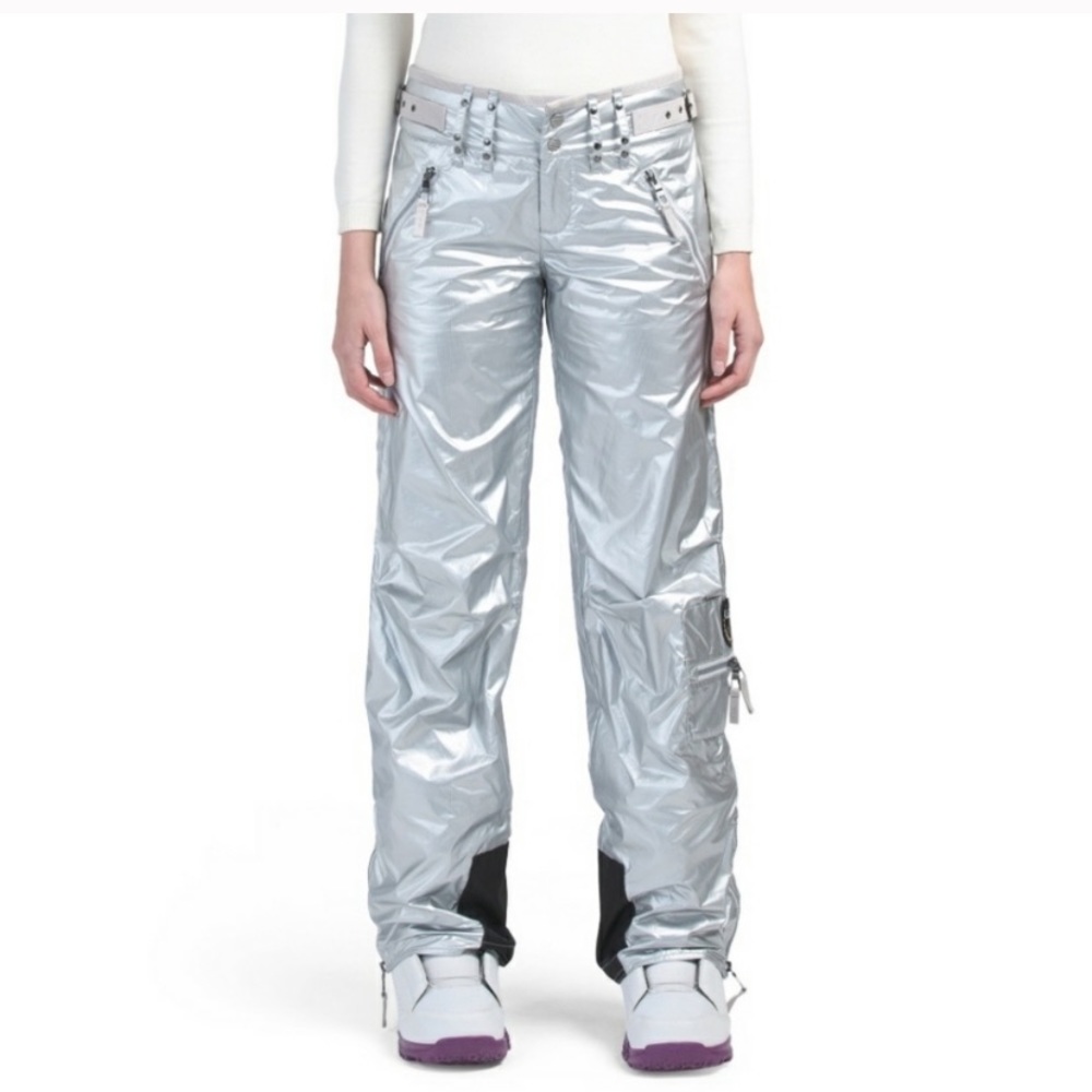 SKEA Insulated Ski Caro Pants - Metallic Silver